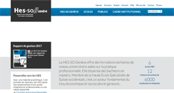 Desktop Screenshot of hesge.ch