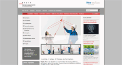 Desktop Screenshot of hepia.hesge.ch